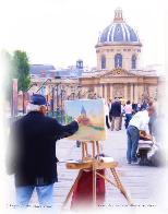 Pont des Arts et Mazarine, Paris